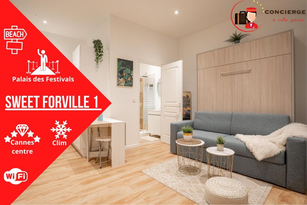 Le Sweet Forville 1 - Palais Des Festivals - Marche Provencal - Plage - Au Calme - Clim Cannes Luaran gambar